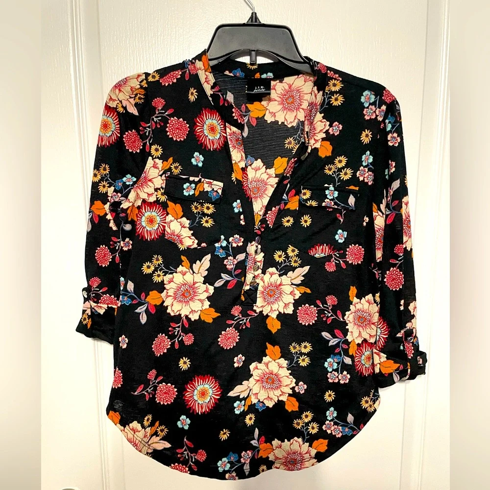 J.t.b. Petite medium floral blouse - Picture 1 of 5